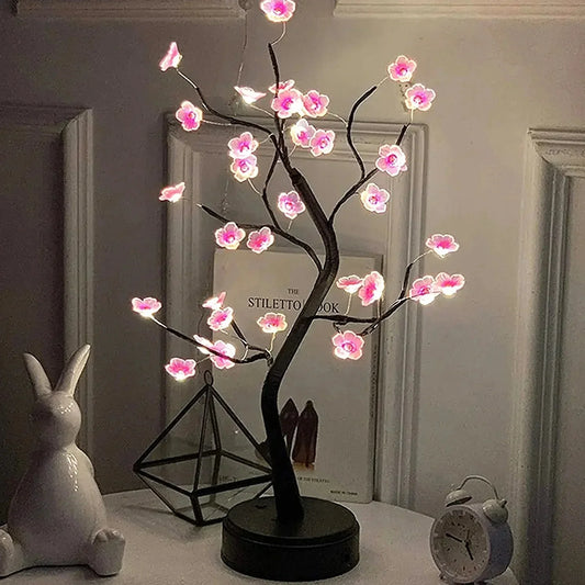 Cherry Blossom LED Bonsai Tree - GMC Home Decor